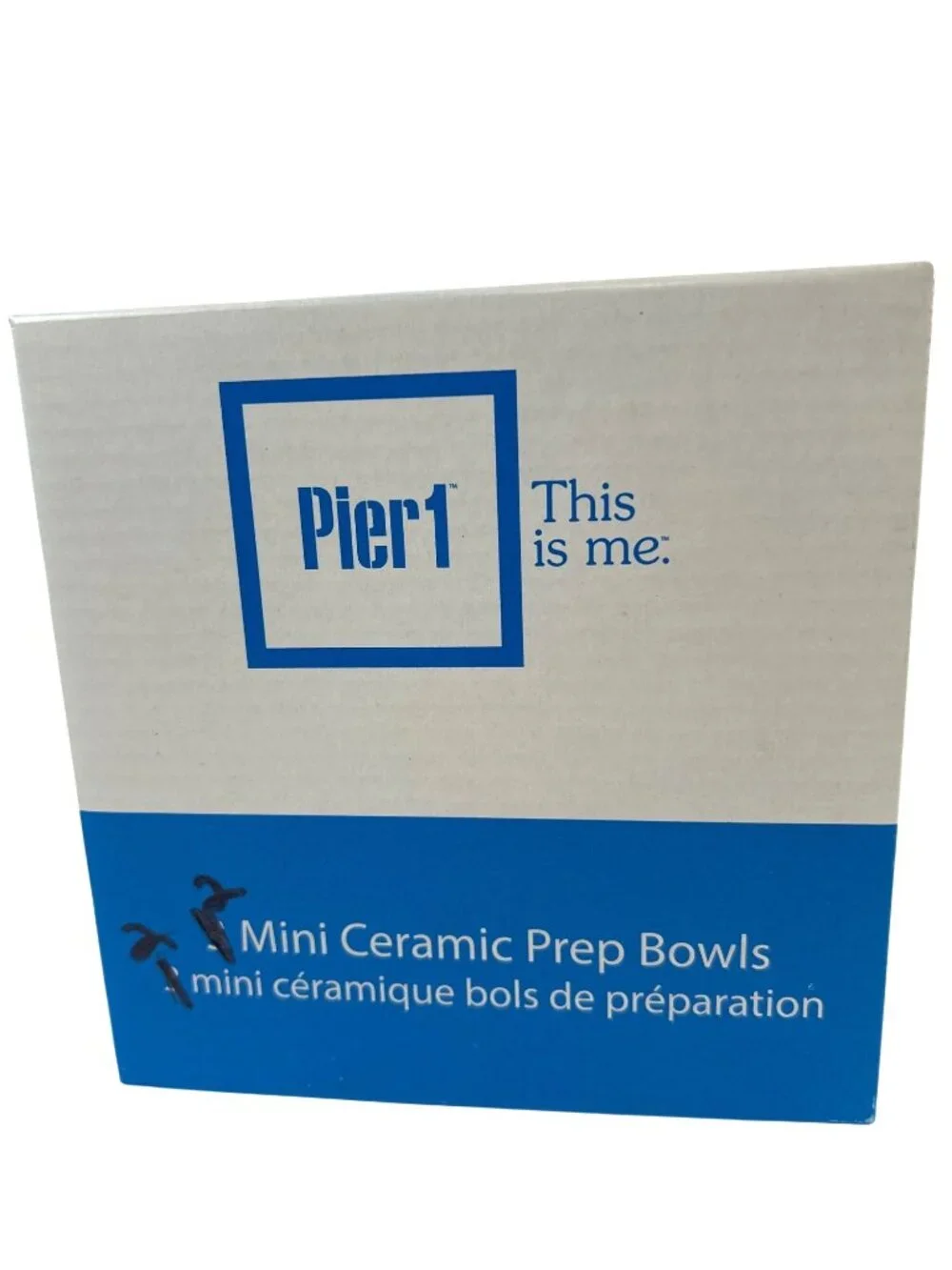 Pier 1 Prep Bowls Mini Ceramic Set of 2 Pink/Green 4